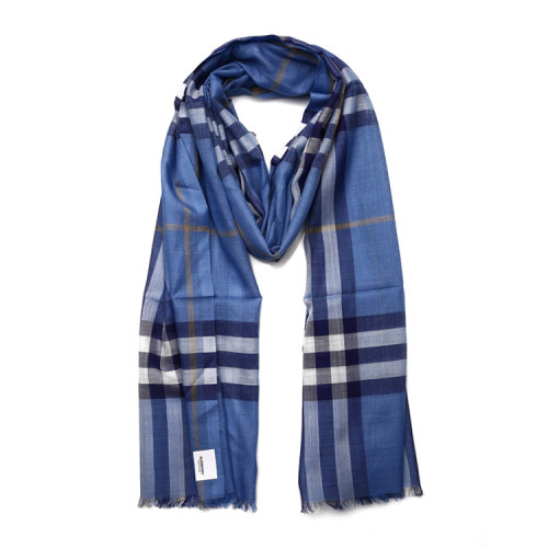 BURBERRY/博柏利 轻盈格纹 薄款丝毛混纺 围巾 Scarves