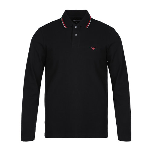 Emporio Armani/安普里奥阿玛尼21新品老鹰微标长袖T恤男士长POLO衫8N1FB51JPTZ