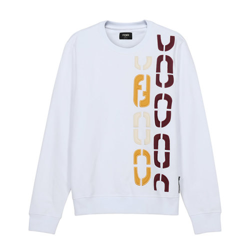 FENDI/芬迪 男卫衣 男士棉质圆领长袖卫衣运动衫 FY0178 ADVK