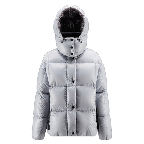 Moncler/蒙克莱 22年秋冬新款 Parana系列 女士淡紫色/深灰色短款衬垫羽绒服夹克H20931A000656895090F