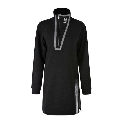  Emporio Armani/安普里奥阿玛尼 女士深灰色棉质连衣裙裙子 6GTA59 J27Z 3909