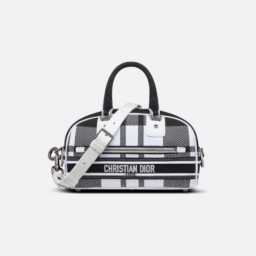  DIOR迪奥 22年秋冬 女士 单肩包 小号 Dior Vibe Bowling 拉链手袋 M6209BRVD_M041