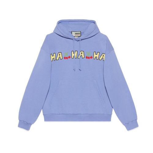  GUCCI古驰 22年秋冬 男士 Gucci HA HA HA特别系列樱桃卫衣 721785 XJEX3 5848