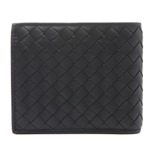 Bottega Veneta/葆蝶家22春夏经典编织牛皮革男士短钱包钱夹193642V4651