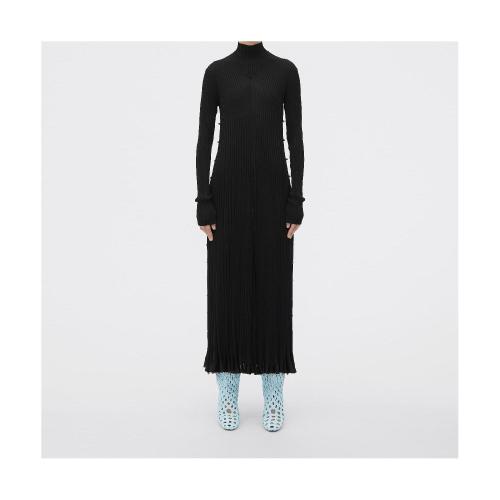 BV葆蝶家 22年秋冬 女士 连衣裙 robe plissee en viscose legere 714469V2CX01000