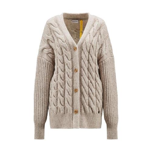  MONCLER蒙可蒙克莱 22年秋冬 女士 针织衫 Wool %26 Alpaca Cardigan H20949B00001M2297210