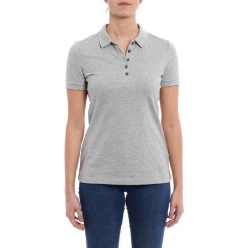  BURBERRY/博柏利 女士灰色棉质短袖polo衫 40016631 PLFSX