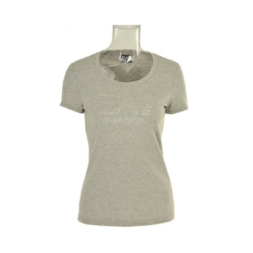  Emporio Armani/安普里奥阿玛尼 女士灰色棉质短袖T恤 3YTT78 J12Z 3905 PLFSX