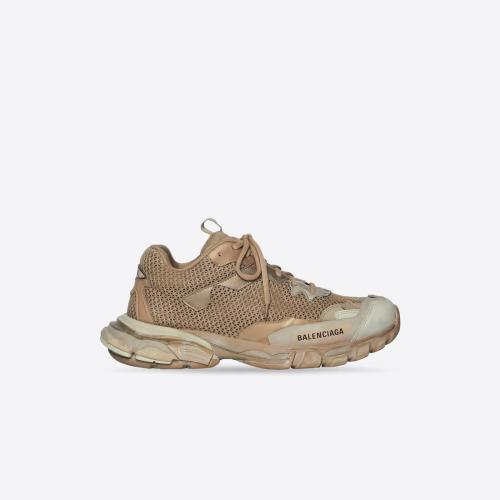  BALENCIAGA巴黎世家 22年秋冬 女士 休闲运动鞋 Womens Track.3 Trainers  in Beige 700873W3R