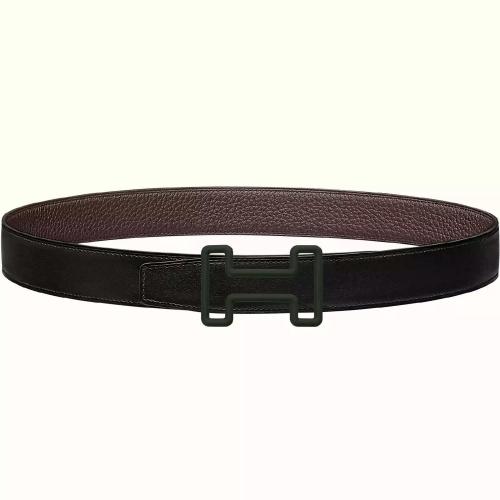  HERMES爱马仕 22年秋冬 男士 腰带 Boucle de ceinture Tonight Color %26 Cuir de ceinture rev