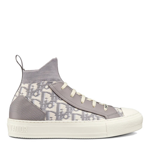 DIOR/迪奥女士灰色Dior斜纹技术针织WALK'N'DIOR运动鞋KCK233TOK_S29G