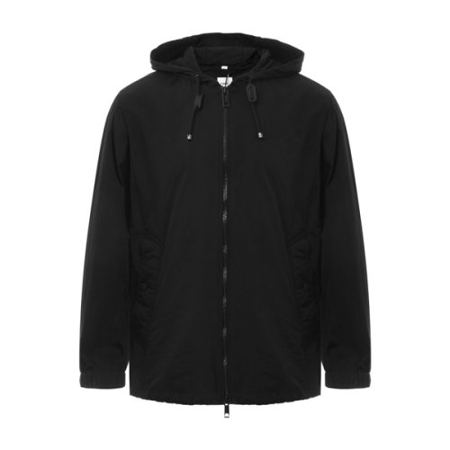 BURBERRY/博柏利 巴宝莉男装 秋冬  男士黑色连帽时尚百搭夹克外套 80105951