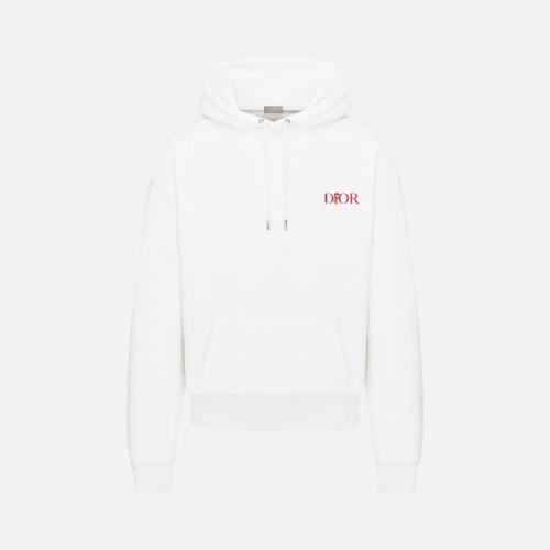  DIOR迪奥 22年秋冬 男士 卫衣 Sweatshirt a capuche Dior Jardin， coupe oversize 293J678B05