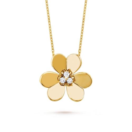 VCA梵克雅宝 22年秋冬 女士 吊坠 Frivole胸针吊坠,超大号款式 VCARP2DW00 预定商品2-8周发货