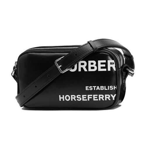 BURBERRY/博柏利  巴宝莉女包 品牌字母LOGO 女士黑色单肩斜挎包 80223391 HKY012467