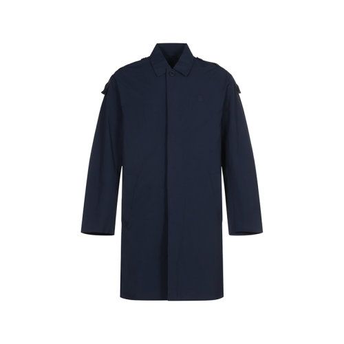 KENZO/高田贤三 男士大衣 男士锦纶隐藏式连帽中长款风衣大衣外套 5MA015 1NP