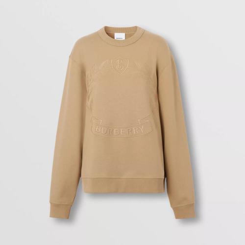  BURBERRY 22年秋冬 女士 橡木叶徽章刺绣棉质运动衫 80652551