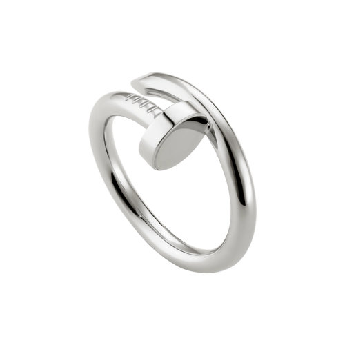 CARTIER/卡地亚 经典Juste un Clou系列 18K金白金钉子戒指   B4099200