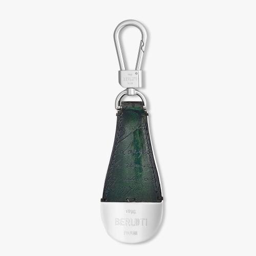 伯鲁提BERLUTI 22年秋冬 男士 钥匙扣 Scritto图纹皮革鞋拔钥匙扣 KR057-V2_G70
