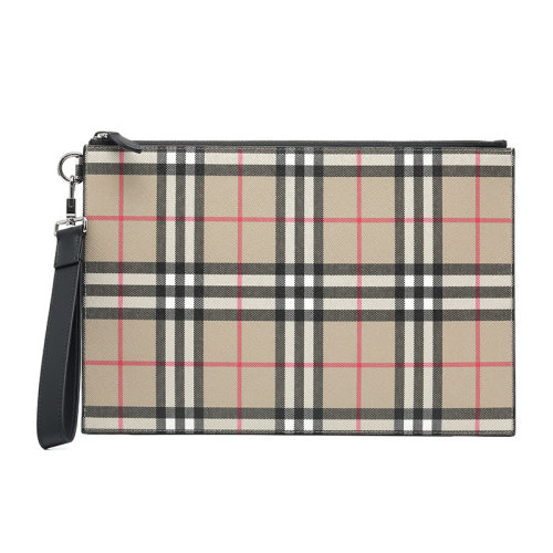 BURBERRY/博柏利22春夏经典格纹男士手包手拿包8049588