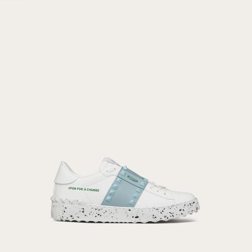 VALENTINO华伦天奴 22年秋冬 女士 休闲运动鞋 Baskets Open for a Change en matiere dorigin