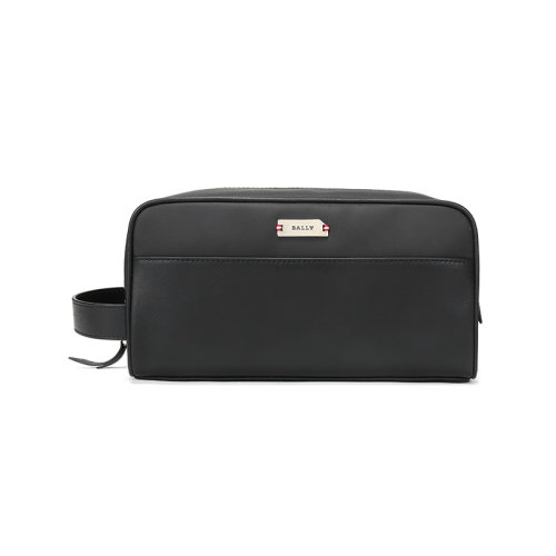 BALLY/巴利 男士防水棉混纺面料手拿包洗漱包 VAKIMO