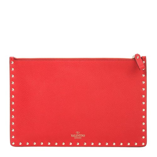  Valentino/华伦天奴 女士红色小牛皮手拿包 RW2P0269 VSH 0RO PLSX