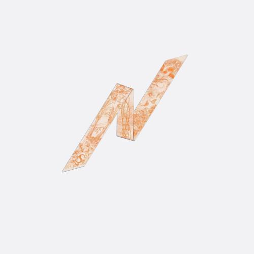  DIOR迪奥 女士 丝巾 ABCDior Mitzah 丝巾 11ABC106S600_C420