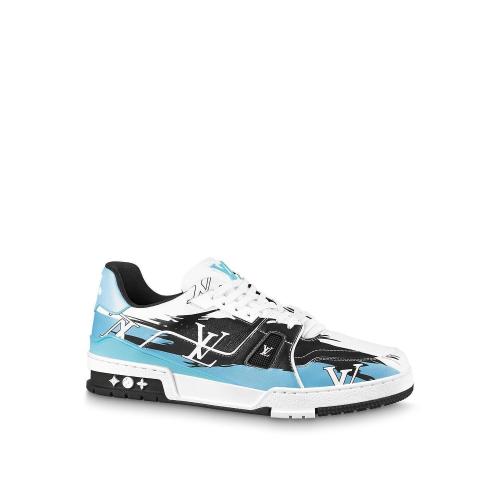  LV路易威登 22年秋冬 男士 休闲运动鞋 SNEAKER LV TRAINER 1AA37D 1AA37E 1AA376 1AA379 1AA3