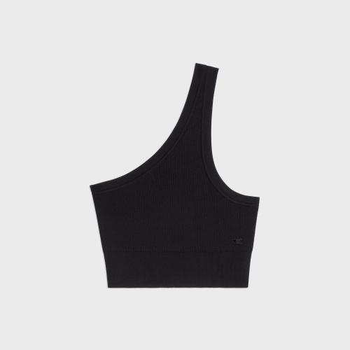  CELINE赛琳思琳 22年秋冬 女士 背心 桑蚕丝钢圈短上衣 2A26X880Q.38NO