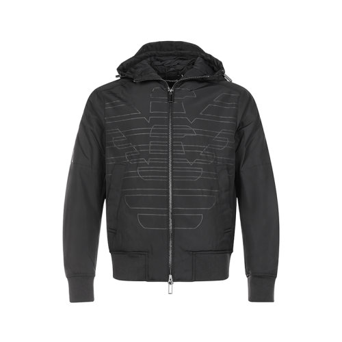 EmporioArmani/安普里奥阿玛尼 男士夹克 男士聚酯纤维连帽棉服夹克外套 6H1BD9 1NYAZ
