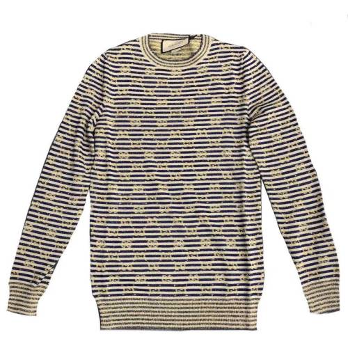 GUCCI/古驰  新款百搭LOGO女士针织衫650385 XKBOP 9661