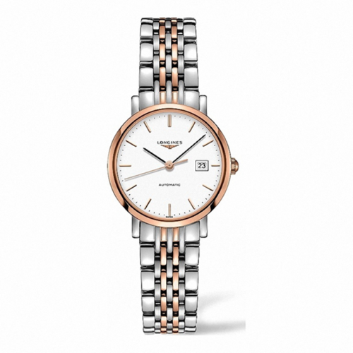 LONGINES/浪琴 博雅系列 精钢/18K金 日期显示 自动机械 女士腕表 L4.310.5.12.7