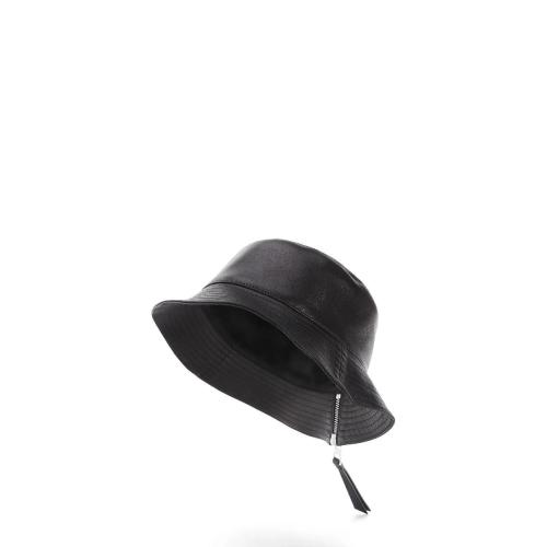  LOEWE罗意威 22年秋冬 女士 帽子 纳帕牛皮革渔夫帽 112.10.010-1100 预定商品1-3周发货