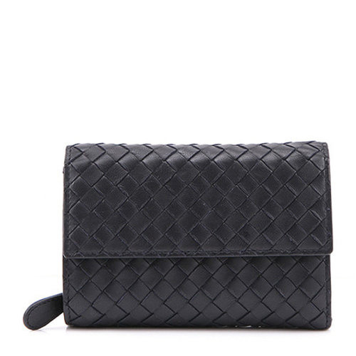 Bottega Veneta/葆蝶家 女士 暗紫色按扣开合牛皮手拿包 113997V001N4014 HJH0015X