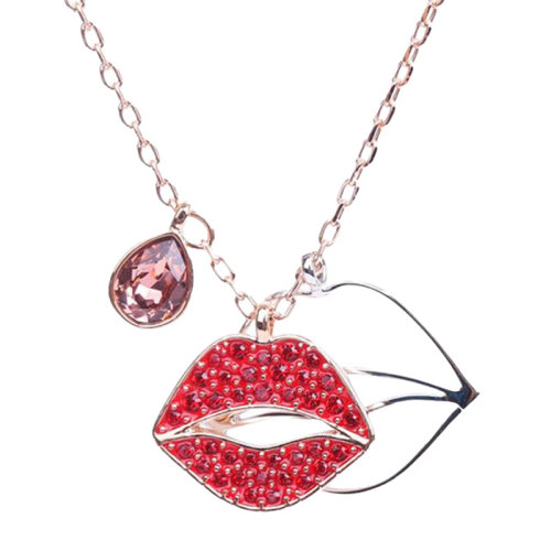 Swarovski/施华洛世奇 女士多色仿水晶时尚优雅热情浪漫吊坠锁骨链项链 5409468