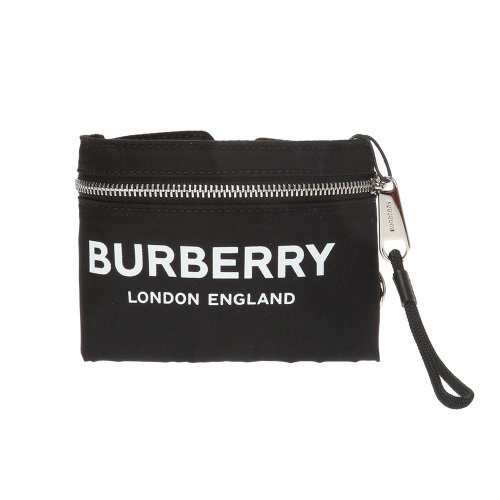BURBERRY/博柏利 男士黑色尼龙手拿包 8016591