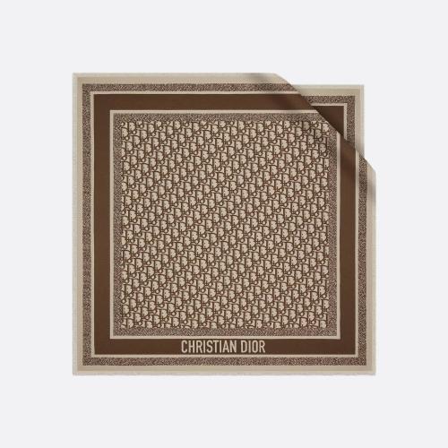  DIOR迪奥 22年秋冬 女士 围巾 Carre Dior Oblique 15DOB070I600_C140