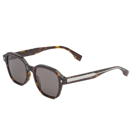 FENDI/芬迪 男士深灰色镜片和塑料镜架太阳镜FOL510V1PF0QSF