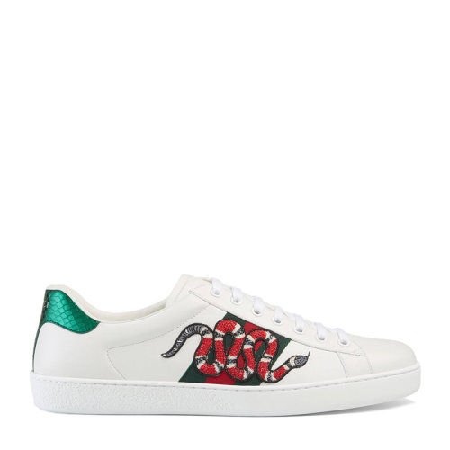 GUCCI/古驰 Ace系列男士刺绣运动鞋 456230 02JP0