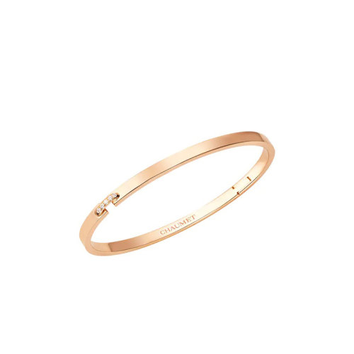 Chaumet/尚美 Linksévidence系列 女士18k金玫瑰金多颗明亮切割钻石手链083355