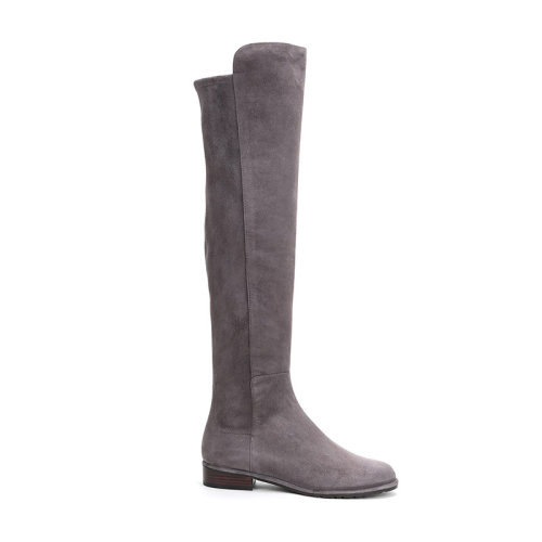 StuartWeitzman/斯图尔特韦茨曼女士织物/绒面皮革低跟过膝长靴高筒靴ALLGOODLONDRASUEDE