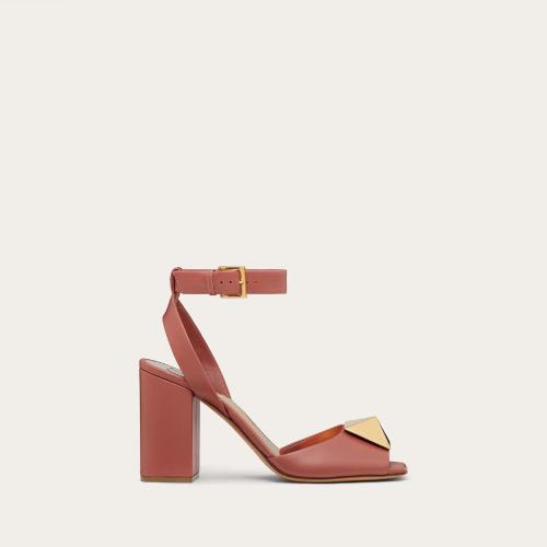 VALENTINO华伦天奴 22年秋冬 女士 高跟凉鞋 SANDALES ONE STUD EN VEAU. TALON?: 90?MM XW0