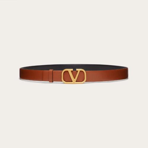  VALENTINO华伦天奴 22年秋冬 男士 腰带 Ceinture VLogo Signature en veau 2Y2T0Q90ECUHG5