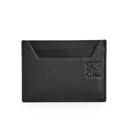 LOEWE/罗意威  男士黑色粒面小牛皮卡片夹0010528396