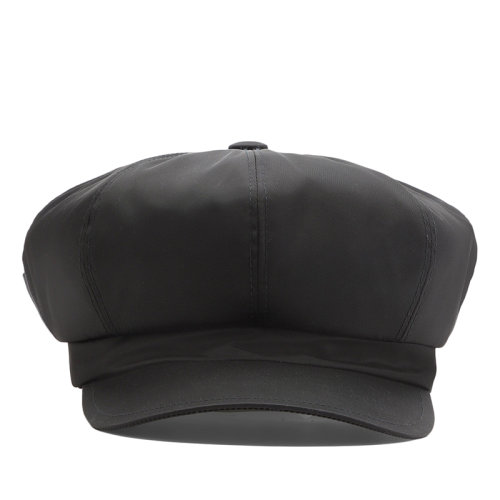 PRADA/普拉达 男士黑色Re-Nylon 再生尼龙报童帽2HC551_2DMI_F0002