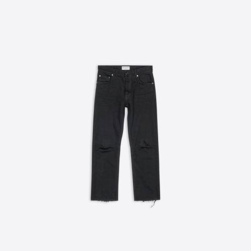  BALENCIAGA巴黎世家 22年春夏 男士 休闲裤 Mens Slim Fit Trousers in Black 697830TBP471029