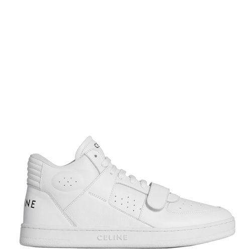CELINE/赛琳 22年早春新款 CT-02系列 女士荧光白纯小牛皮做旧中帮运动鞋343193338C.01OP