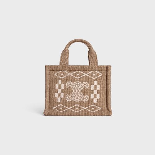 CELINE赛琳思琳 22年秋冬 女士 手提包 CABAS THAIS小号织物牛皮革手袋 199162ECC.02NW