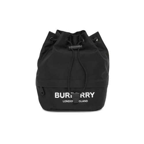 BURBERRY/博柏利 巴宝莉女包 女士 黑色时尚百搭字母印花单肩手提包 80321881